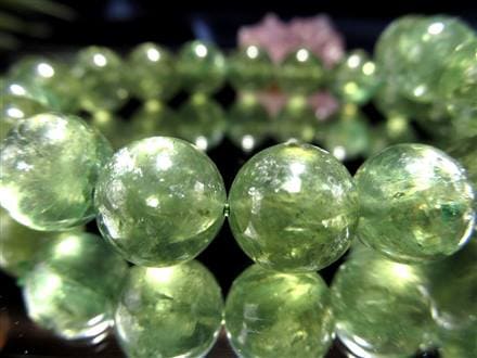 マイカ ブレスレット エメラルド 雲母 アグリゲート