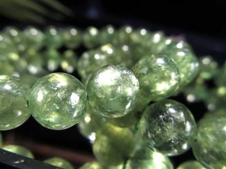 マイカ ブレスレット エメラルド 雲母 アグリゲート