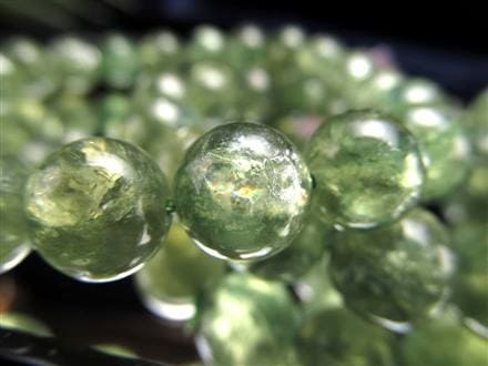 マイカ ブレスレット エメラルド 雲母 アグリゲート