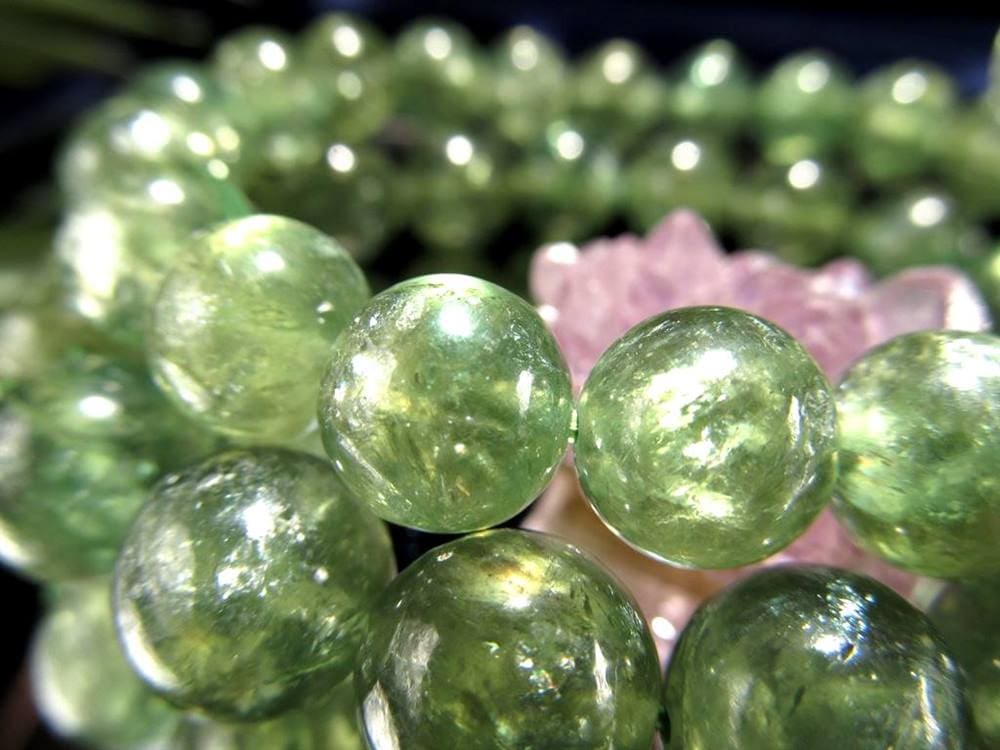 マイカ ブレスレット エメラルド 雲母 アグリゲート