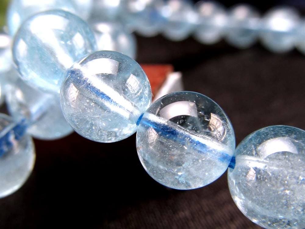 ブルートパーズ ブレスレット トパーズ ブラジル産 11月の誕生石