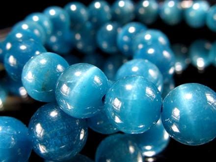 アパタイト ブレスレット 燐灰石 ブルーアパタイト グリーンアパタイト