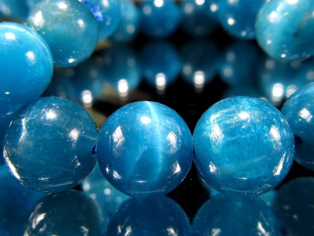 アパタイト ブレスレット 燐灰石 ブルーアパタイト グリーンアパタイト