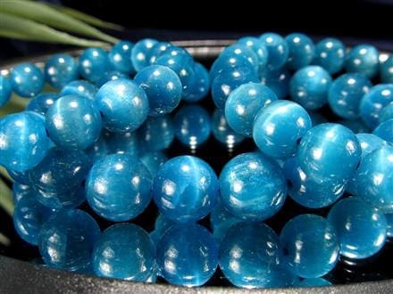 アパタイト ブレスレット 燐灰石 ブルーアパタイト グリーンアパタイト