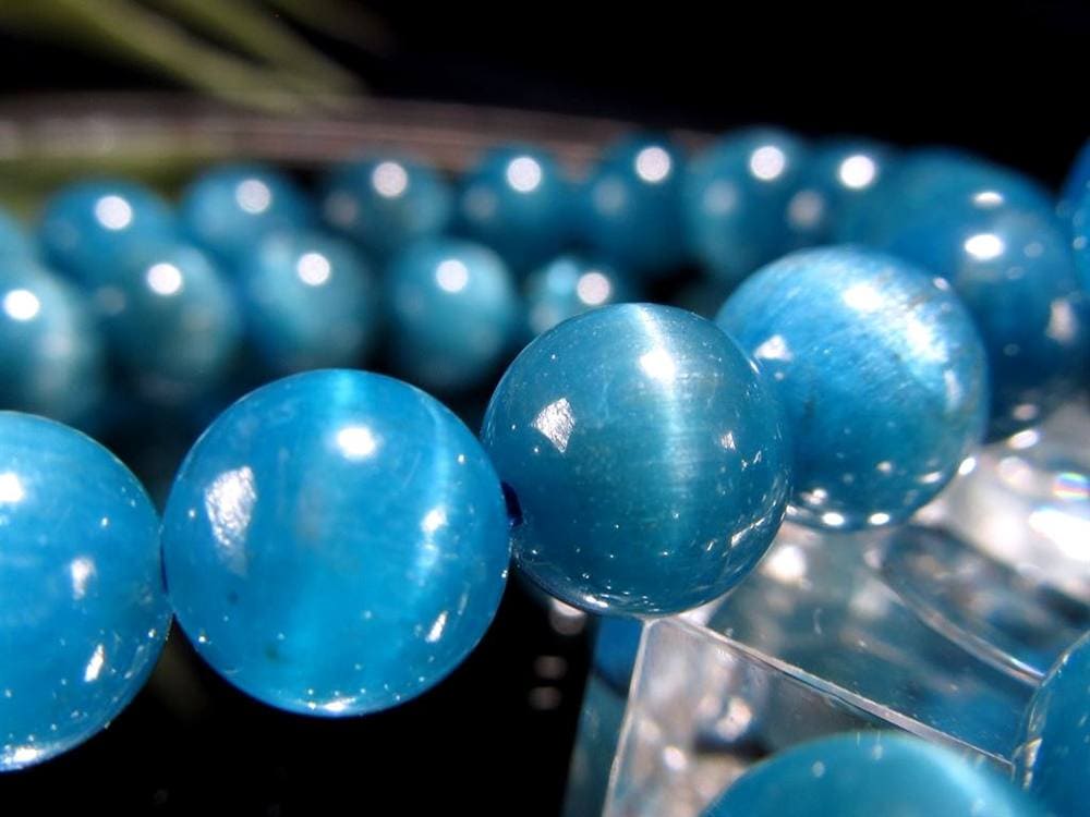 アパタイト ブレスレット 燐灰石 ブルーアパタイト グリーンアパタイト