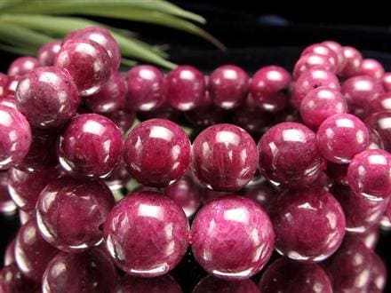 ルビーインゾイサイト アニョライト グリーンゾイサイト ブレスレット ナイジェリア産