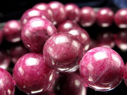 ルビーインゾイサイト アニョライト グリーンゾイサイト ブレスレット ナイジェリア産