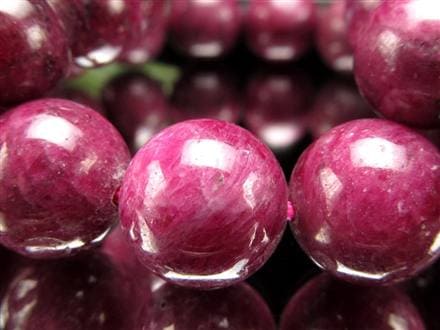 ルビーインゾイサイト アニョライト グリーンゾイサイト ブレスレット ナイジェリア産