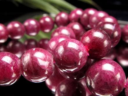 ルビーインゾイサイト アニョライト グリーンゾイサイト ブレスレット ナイジェリア産