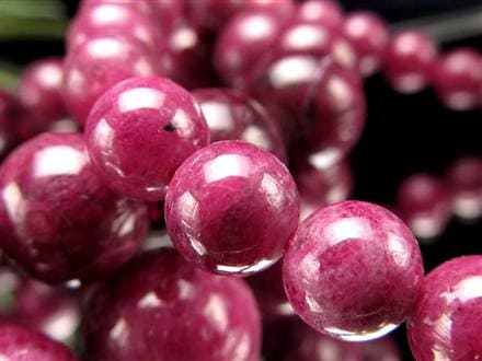 ルビーインゾイサイト アニョライト グリーンゾイサイト ブレスレット ナイジェリア産