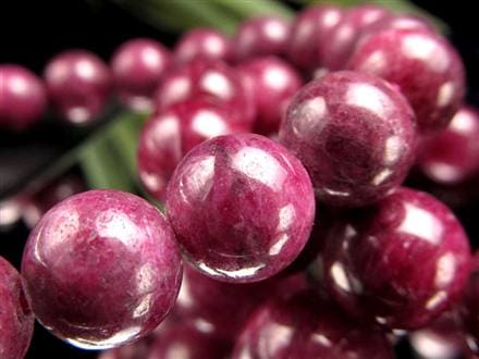 ルビーインゾイサイト アニョライト グリーンゾイサイト ブレスレット ナイジェリア産