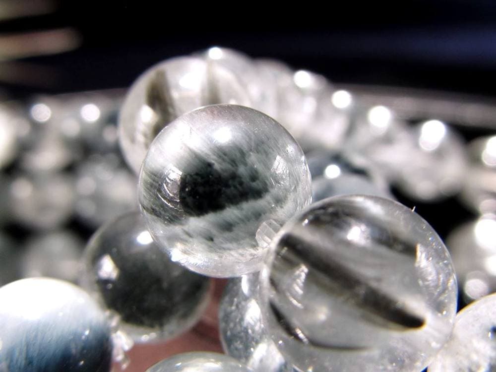 藍ルチル ラビットヘア アクチノライト ブルールチル アクチノライトインクォーツ