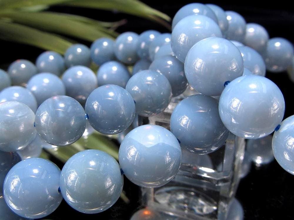 ブルーオパール コモンオパール 青蛋白石 ブレスレット