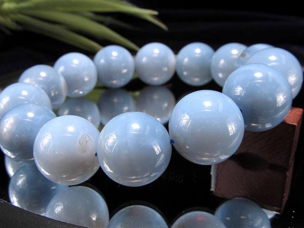 ブルーオパール コモンオパール 青蛋白石 ブレスレット