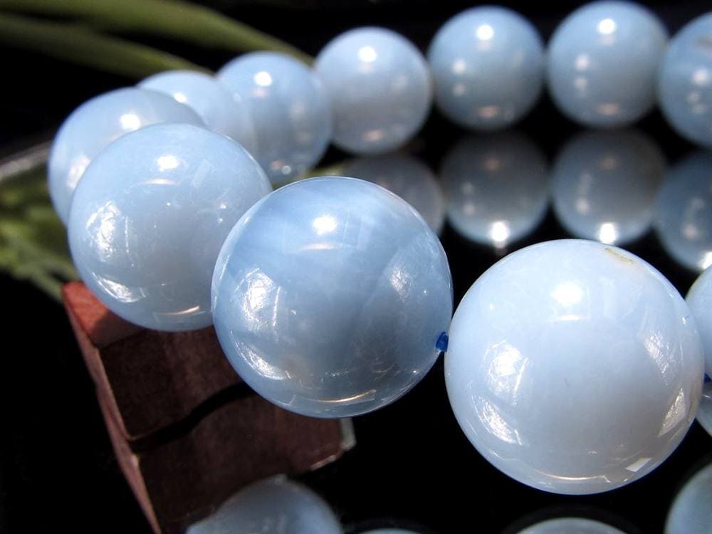 ブルーオパール コモンオパール 青蛋白石 ブレスレット