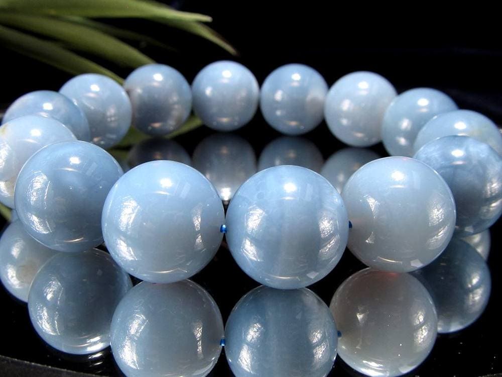 ブルーオパール コモンオパール 青蛋白石 ブレスレット