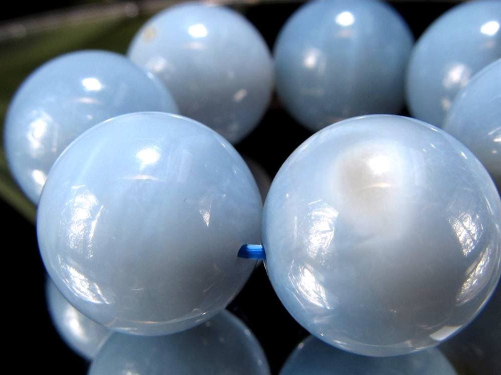 ブルーオパール コモンオパール 青蛋白石 ブレスレット