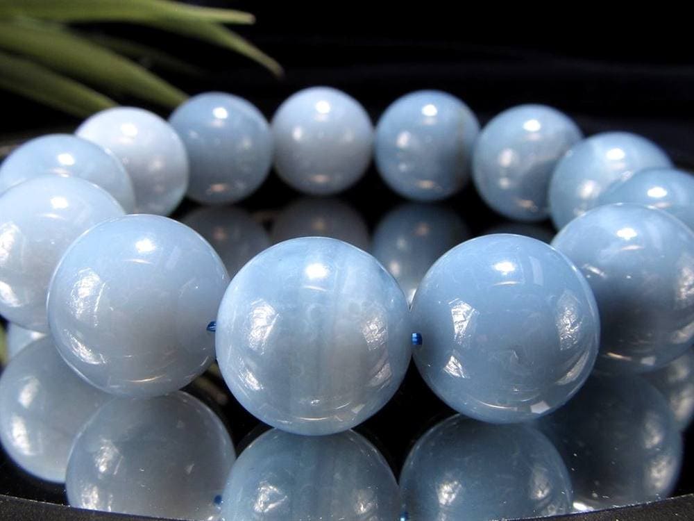 ブルーオパール コモンオパール 青蛋白石 ブレスレット