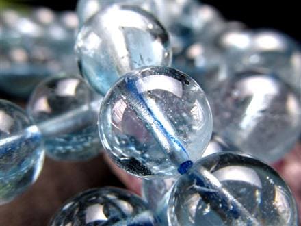 トパーズ ブレスレット ブルー 誕生石 黄玉