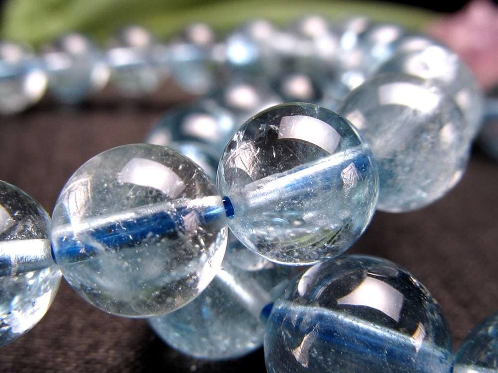 トパーズ ブレスレット ブルー 誕生石 黄玉