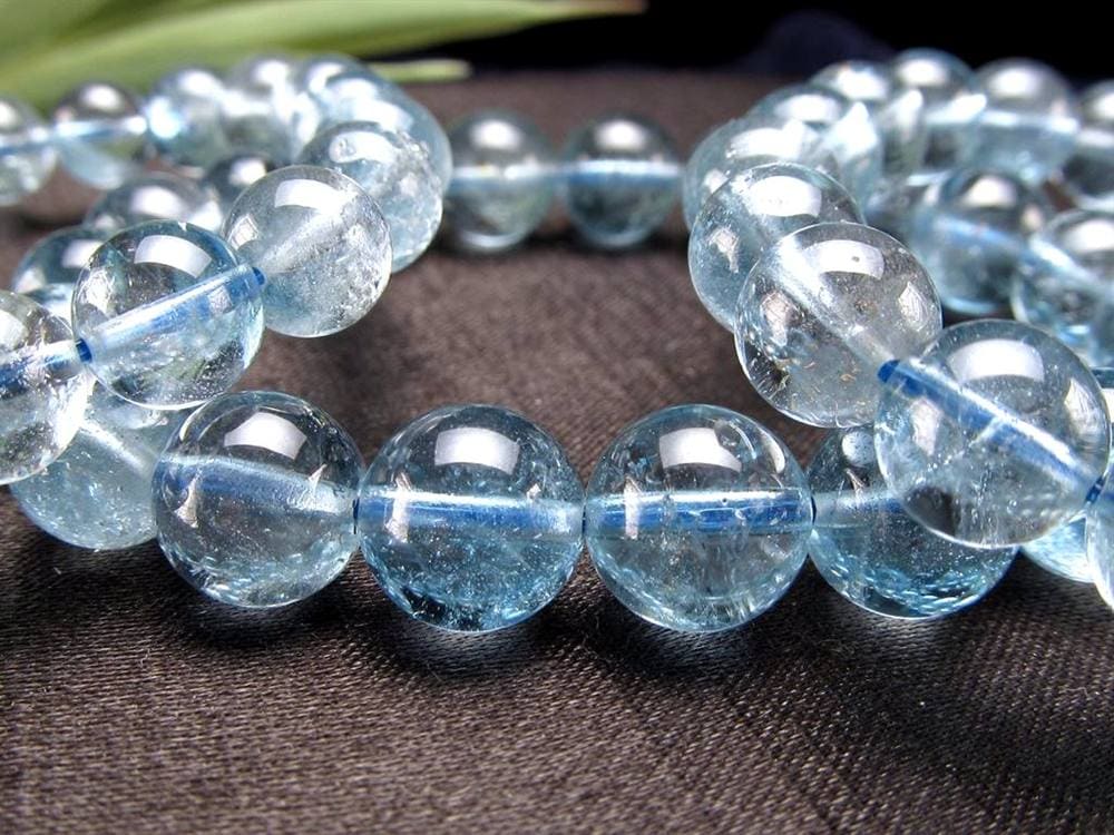 トパーズ ブレスレット ブルー 誕生石 黄玉