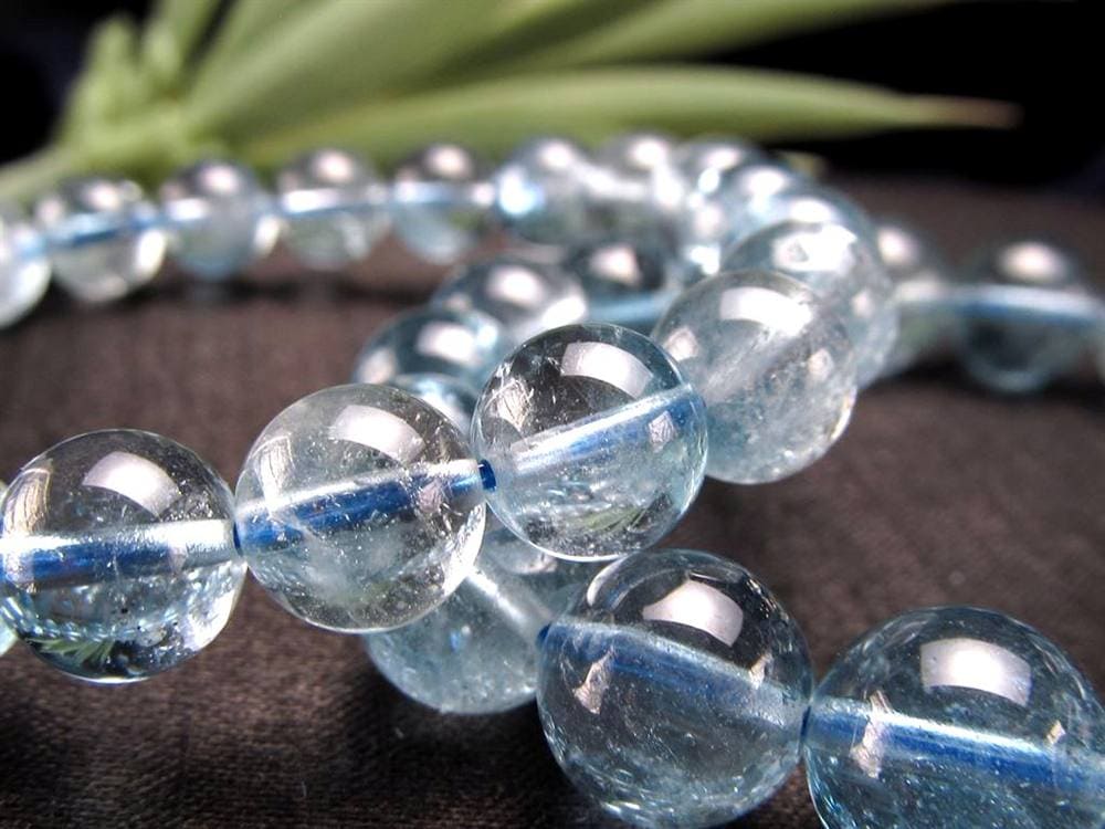 トパーズ ブレスレット ブルー 誕生石 黄玉