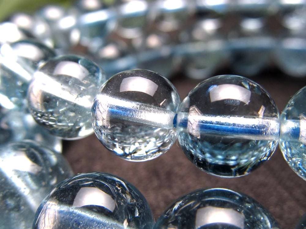 トパーズ ブレスレット ブルー 誕生石 黄玉