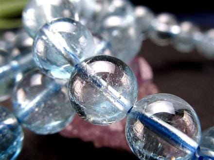 トパーズ ブレスレット ブルー 誕生石 黄玉