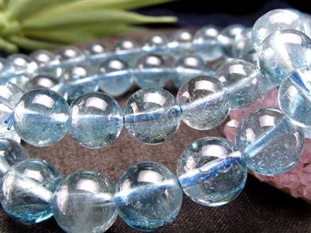 トパーズ ブレスレット ブルー 誕生石 黄玉