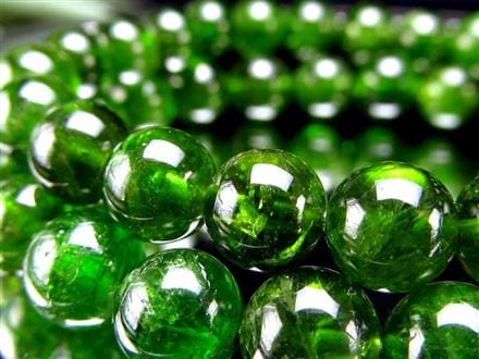 クロムダイオプサイト 緑色透輝石 ブレスレット ダイオプサイト ダイオプサイド