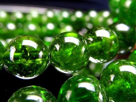 クロムダイオプサイト 緑色透輝石 ブレスレット ダイオプサイト ダイオプサイド