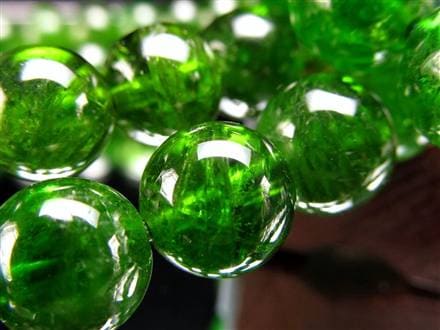 クロムダイオプサイト 緑色透輝石 ブレスレット ダイオプサイト ダイオプサイド