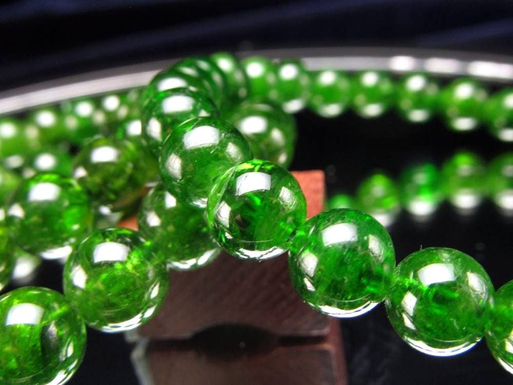 クロムダイオプサイト 緑色透輝石 ブレスレット ダイオプサイト ダイオプサイド