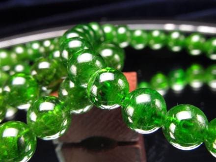 クロムダイオプサイト 緑色透輝石 ブレスレット ダイオプサイト ダイオプサイド