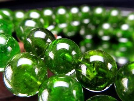 クロムダイオプサイト 緑色透輝石 ブレスレット ダイオプサイト ダイオプサイド