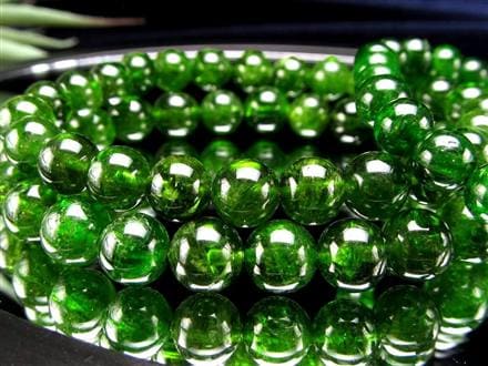 クロムダイオプサイト 緑色透輝石 ブレスレット ダイオプサイト ダイオプサイド