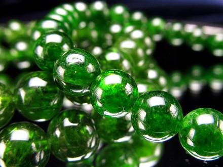 クロムダイオプサイト 緑色透輝石 ブレスレット ダイオプサイト ダイオプサイド