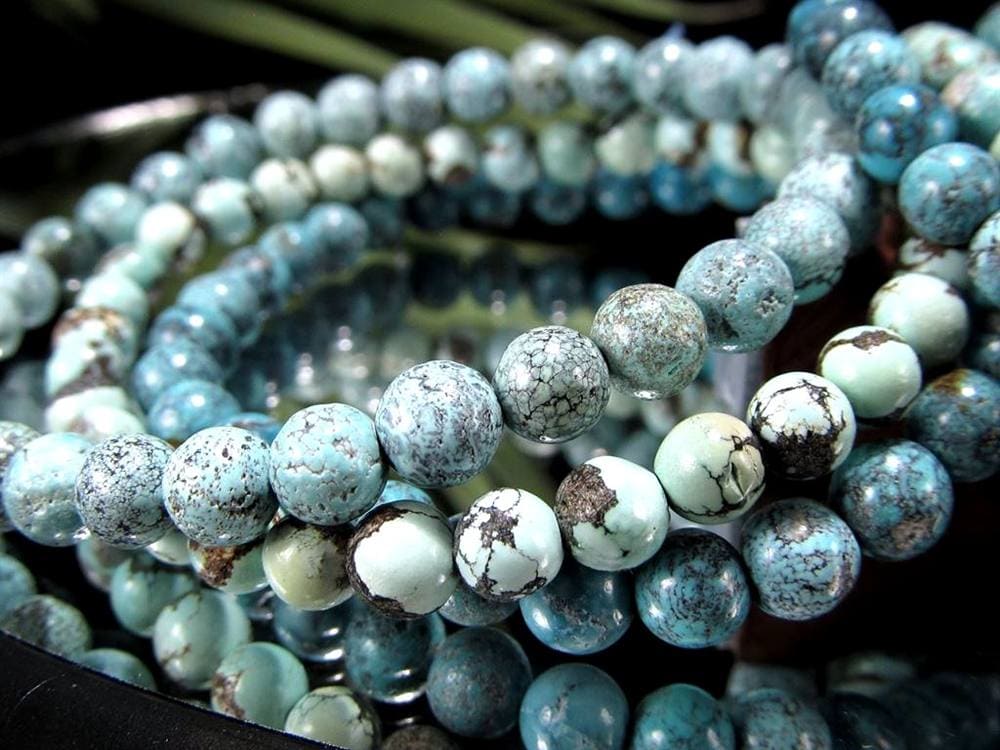 ターコイズ トルコ石 ブレスレット 誕生石 フーベイターコイズ