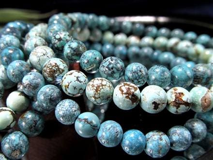 ターコイズ トルコ石 ブレスレット 誕生石 フーベイターコイズ