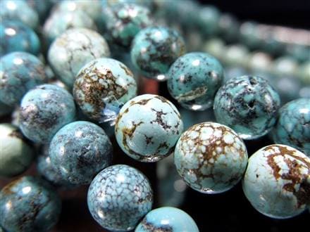 ターコイズ トルコ石 ブレスレット 誕生石 フーベイターコイズ