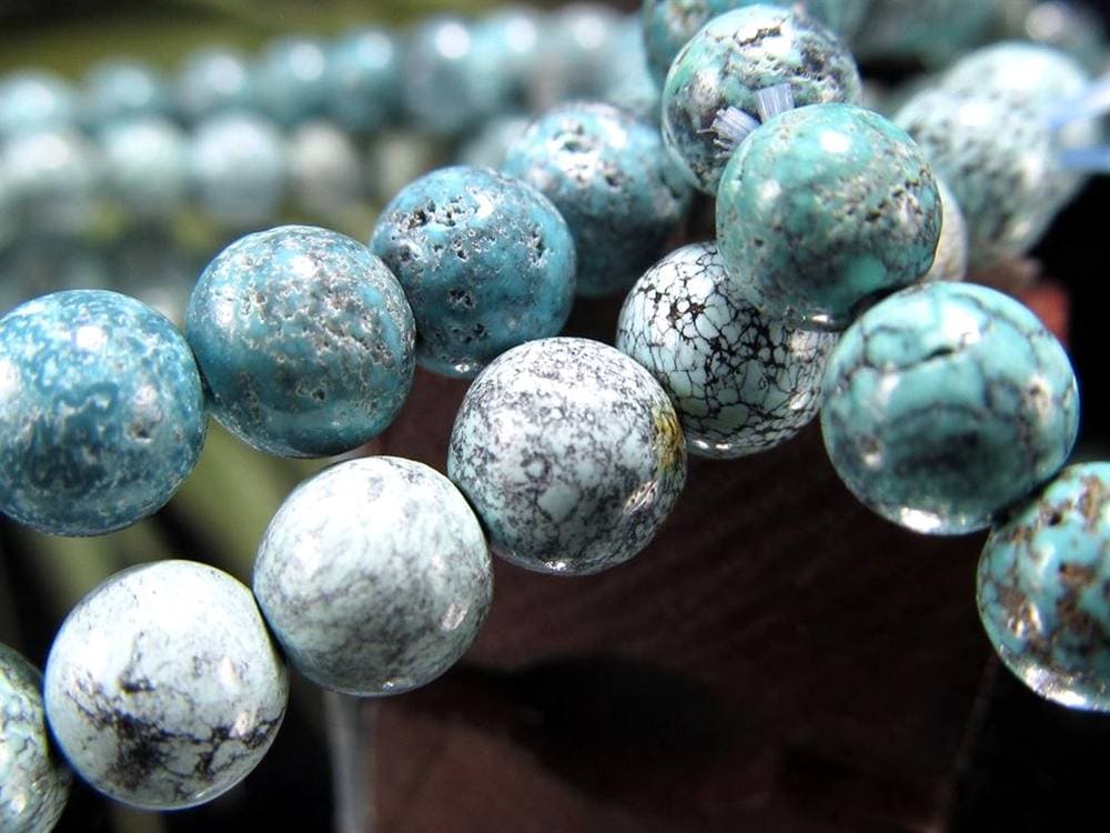 ターコイズ トルコ石 ブレスレット 誕生石 フーベイターコイズ