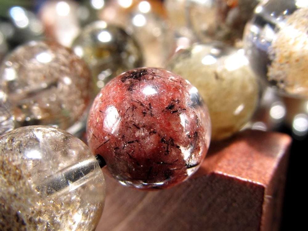 ガーデンルチルクォール 庭園針水晶 ルチルクォーツ ガーデンクォーツ ブレスレット