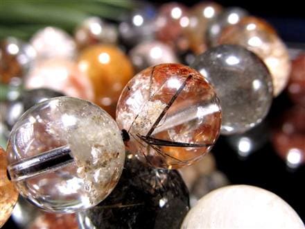 ガーデンルチルクォール 庭園針水晶 ルチルクォーツ ガーデンクォーツ ブレスレット