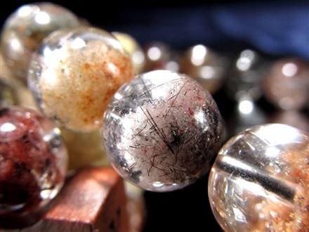 ガーデンルチルクォール 庭園針水晶 ルチルクォーツ ガーデンクォーツ ブレスレット