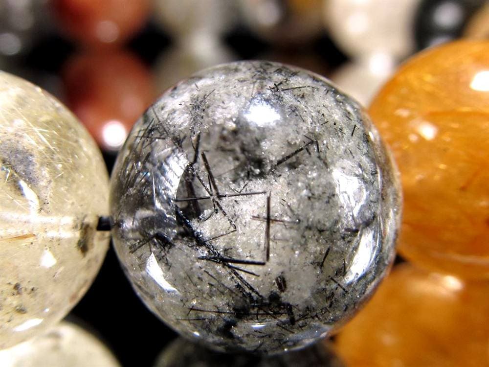 ガーデンルチルクォール 庭園針水晶 ルチルクォーツ ガーデンクォーツ ブレスレット