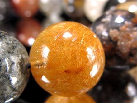 ガーデンルチルクォール 庭園針水晶 ルチルクォーツ ガーデンクォーツ ブレスレット