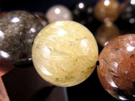 ガーデンルチルクォール 庭園針水晶 ルチルクォーツ ガーデンクォーツ ブレスレット