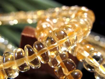 シトリン 黄水晶 ボタン ブレスレット 誕生石 アクセサリー