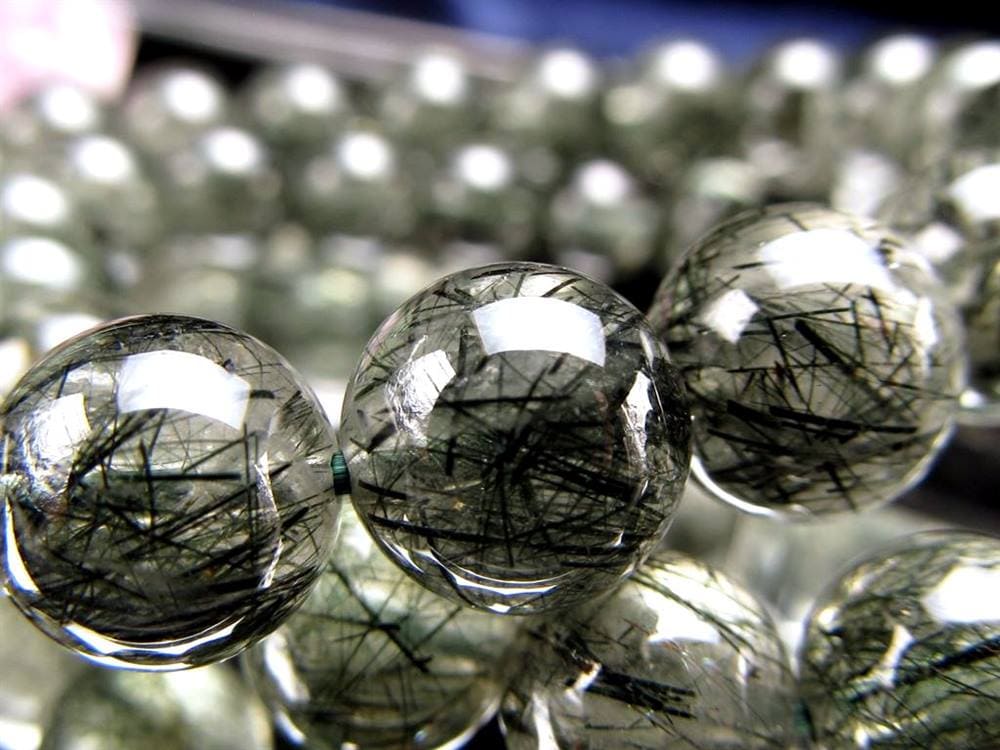 グリーンルチルクォーツ ブレスレット ルチル 天然石 パワーストーン