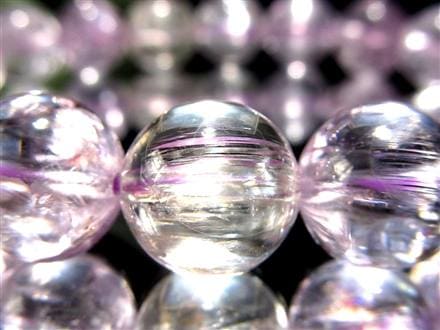 クンツァイト リチア輝石 ブレスレット スポデューメン 9月 誕生石